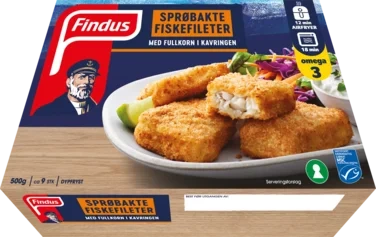 Sprøbakte Fiskefileter 6x500g