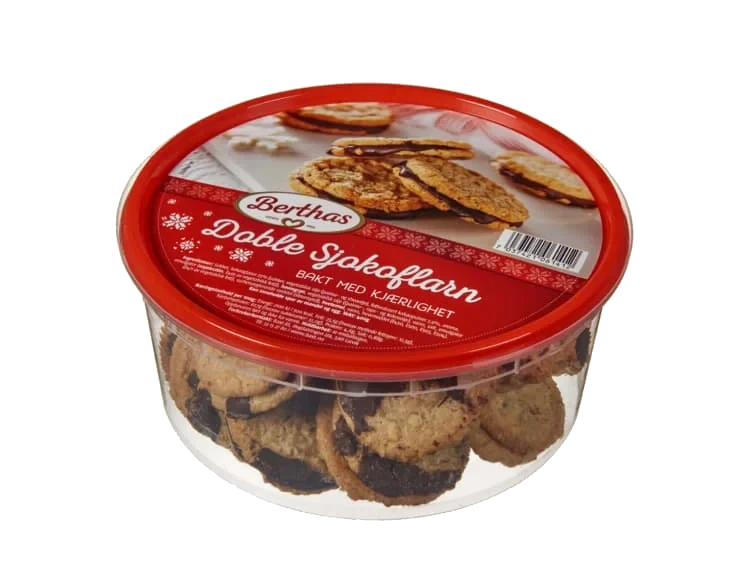 Doble Sjokoflarn 360g Berthas