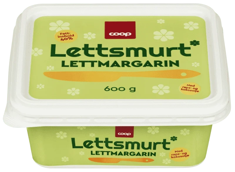 Coop Lettsmurt Light 600g