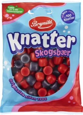 Knatter Skogsbær 100g Brynild