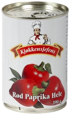 Paprika 390g Kjøkkensjefens