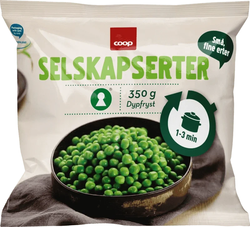 Coop Selskapserter 350g