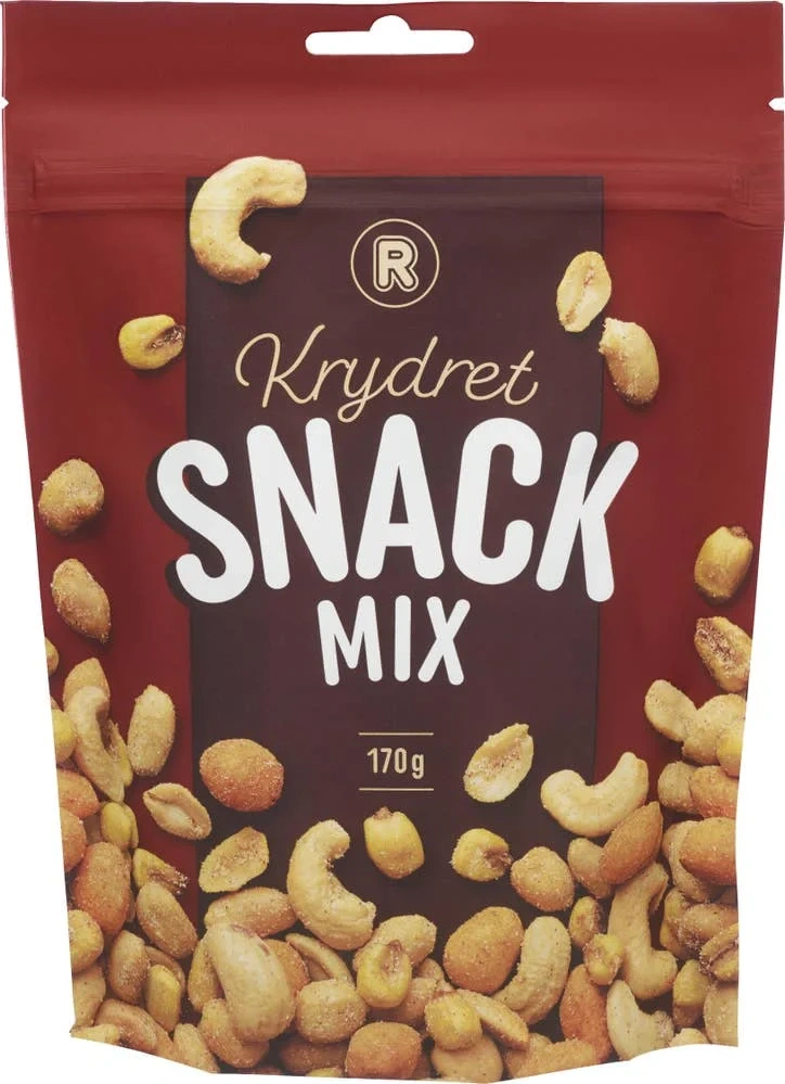 Krydret snackmix
