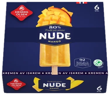 Nude Mango 80% Frukt 6stk Hennig-Olsen