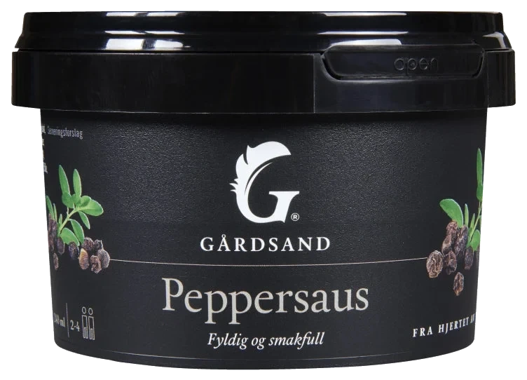 Peppersaus Fersk 240ml Gårdsand