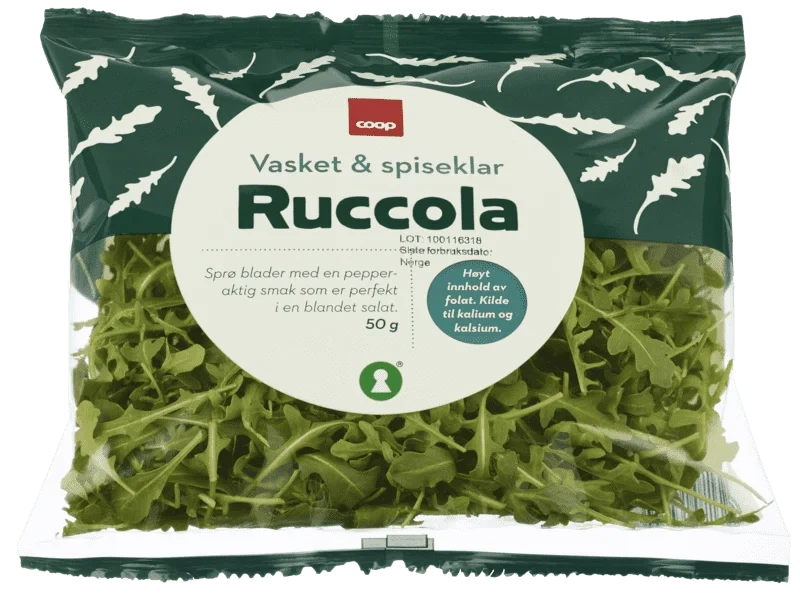Vasket & Spiseklar Ruccola 50g