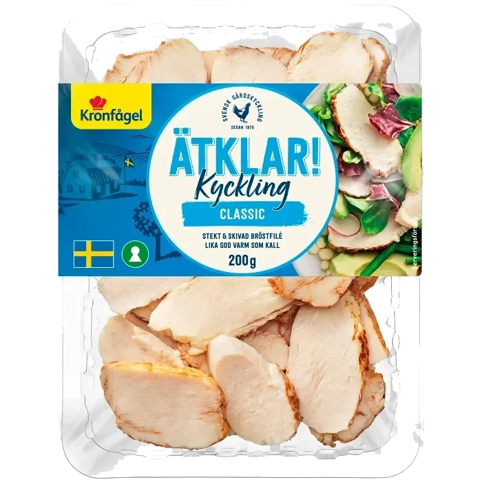 Kyckling Ätklar Skivad Classic 200g Kronfågel