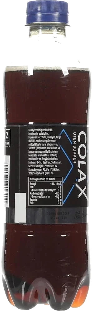 Cola uten sukker