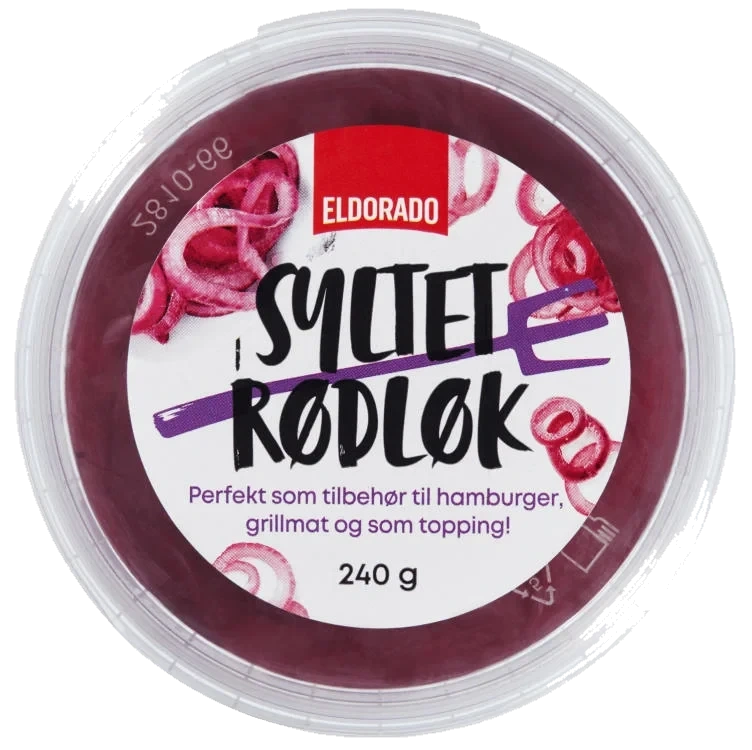 Rødløk Syltet 240g Eldorado