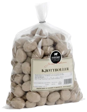 Kjøttboller Ferske Kokt