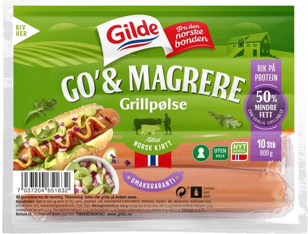 Go' & Magrere Grillpølse