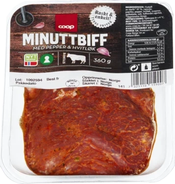 Coop Stf Minuttbiff Pep.&Hv 360g