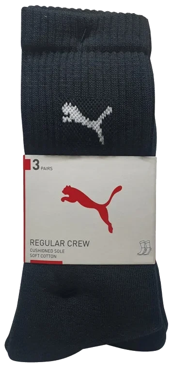 Crew Sock 3pk Sort 39/42 Puma