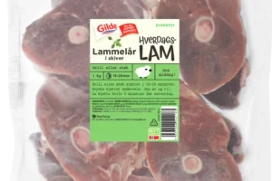 Lammelår i Skiver 1kg Fr Enh