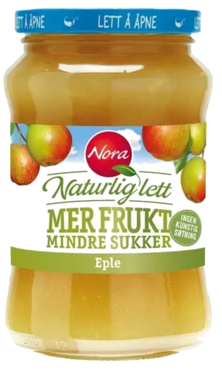 Eplemos m/Biter Lett 535g Nora