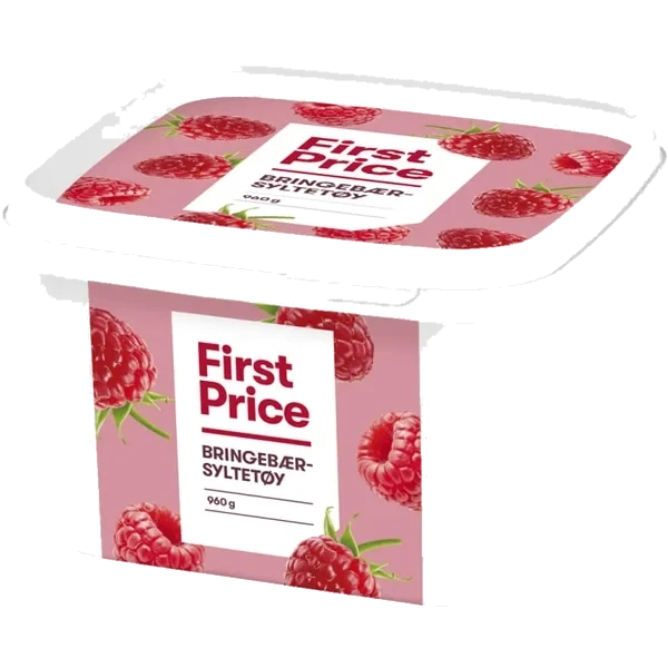 Bringebærsyltetøy 960g First Price