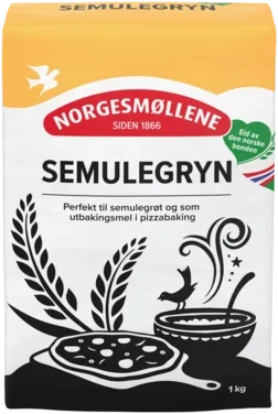 Semulegryn 1kg Norgesmøllene