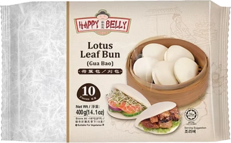 Lotus Leaf Bun Gua Bao 400g Happy Belly