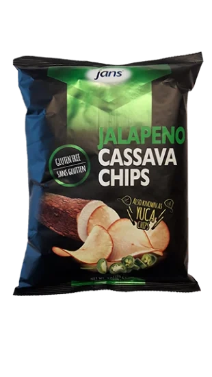 Cassava Chips m/ Jalapeno 84g