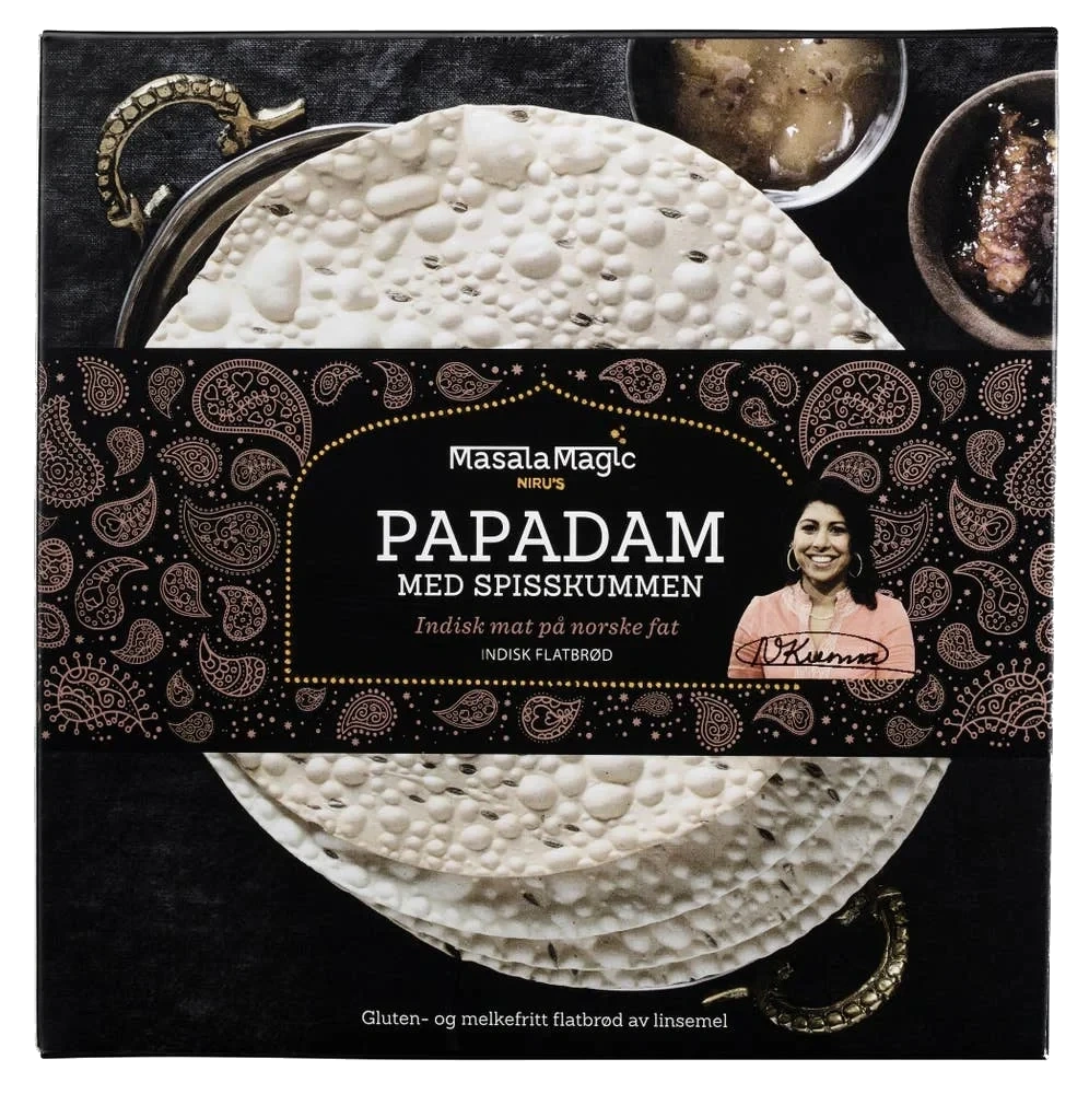 Papadam med Spisskummen