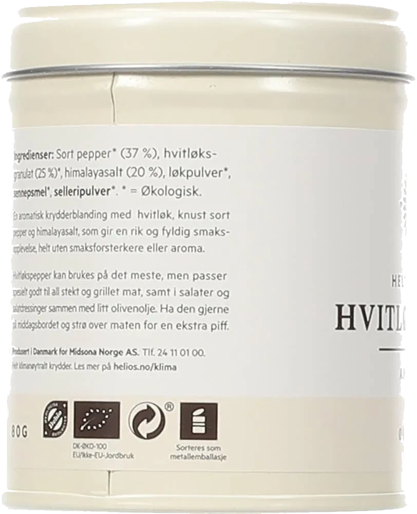 Økologisk hvitløkspepper