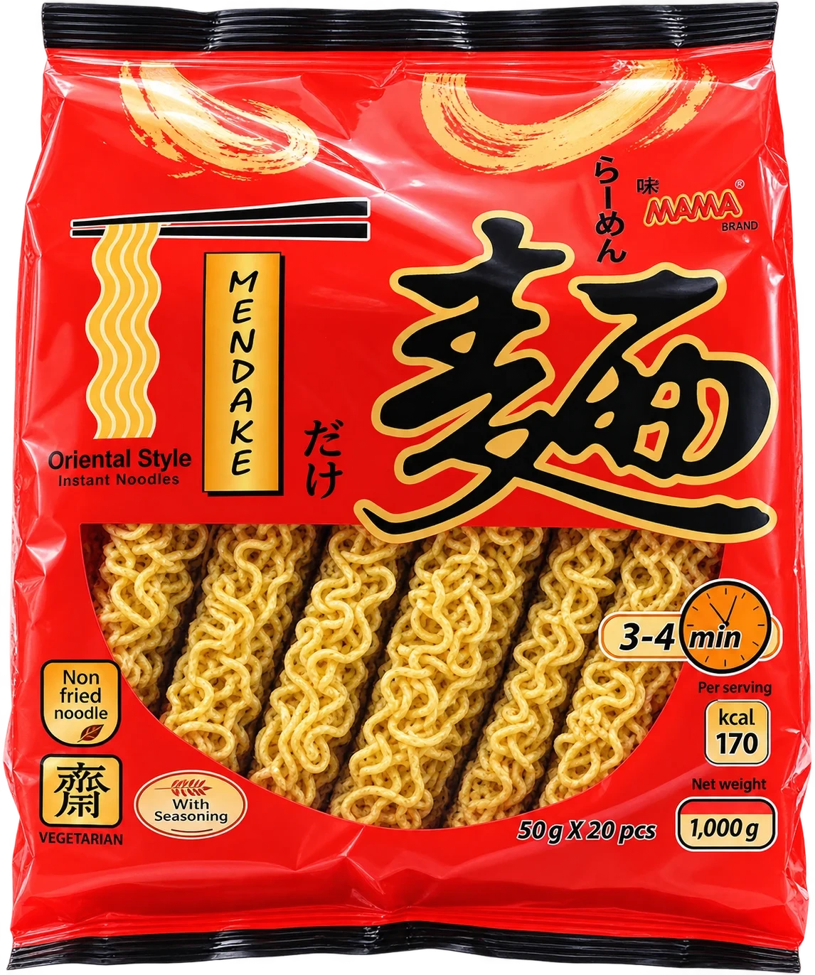 Mendake Instant Noodles 1000g