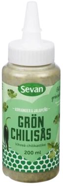 Grön Chilisås 200g Sevan