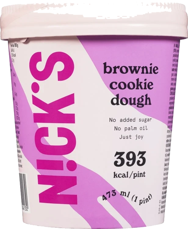 Nick´s Brownie Cookie Dough 473ml