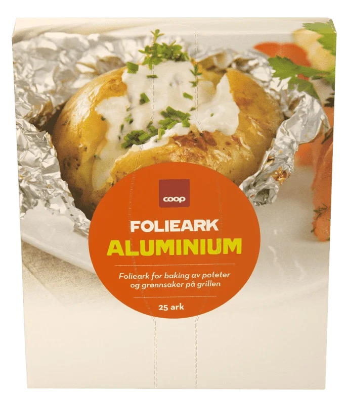 Coop Folieark i Aluminium 25 ark