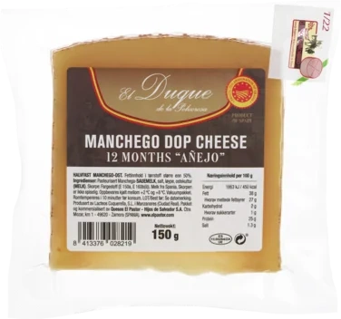 Manchego Dop 150g 12 Months