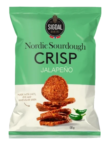 Nordic Sourdough Crisp Jalapeno 130g