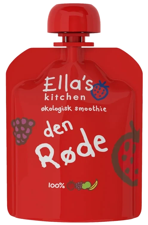 Smoothie Rød Økol 6mnd 90g Ellas