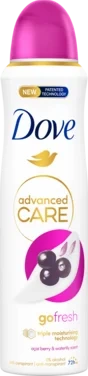 Dove Spray Acai & Water Lily Deo Antiperspirant Go Fresh Advanced Care 150ml