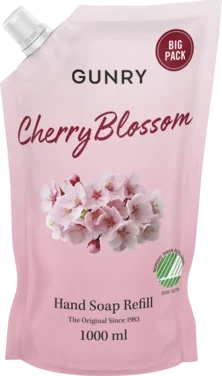 Gunry Refill Hand Soap Original Svanen Cherry Blossom 1000ml
