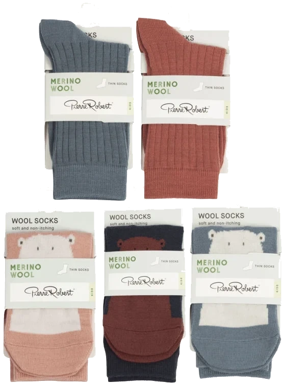 Wool Socks Kids Mix 21 29-32 Pierre-Robert