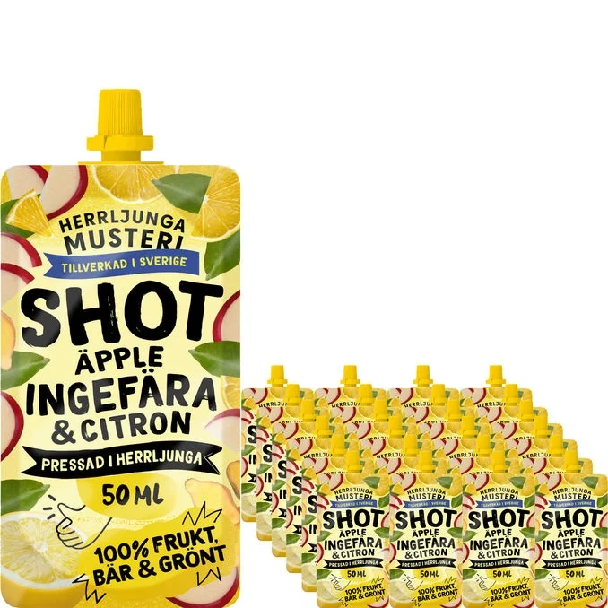 Shot Äpple, Ingefära & Citron 24-pack