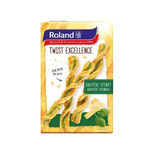 Brødpinner Gruyère Spinat 100g Twist Excellence Roland