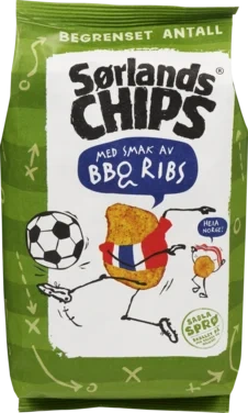 Sørlandschips Bbq Ribs 180g