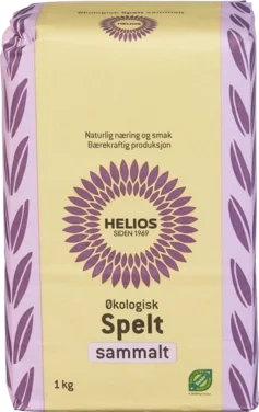 Helios Speltmel Sammalt 1kg Økologisk