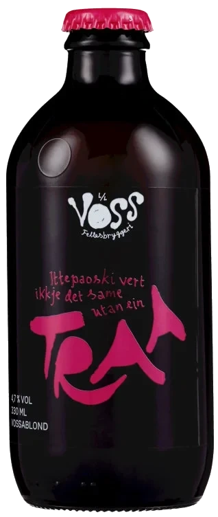 Traa Øl 0,33l flaske Voss Fellesbryggeri