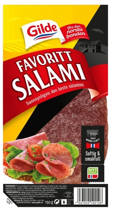 Favorittsalami Skivet 150g