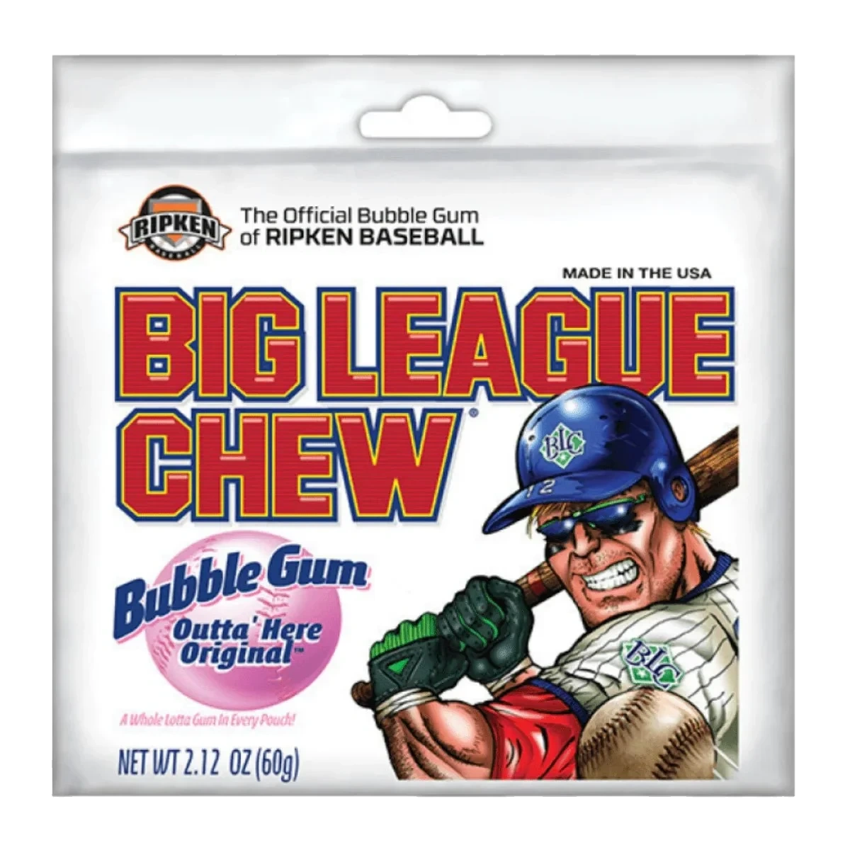 Original Big League Chew Bubble Gum 60 g