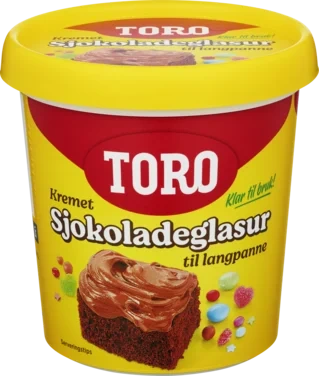 Sjokoladeglasur Kremet 340g Toro