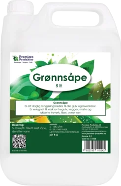 Grønnsåpe 5l Kanne