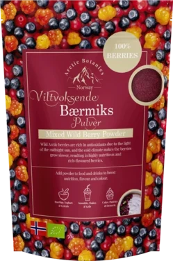Viltvoksende Bærmikspulver, 50g