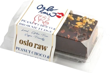 Peanut Choco & Brownie Fudge 2pk 180g Oslo Raw