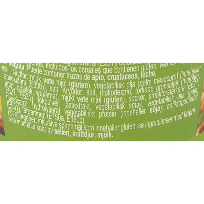 Nudelkopp Grönsaker