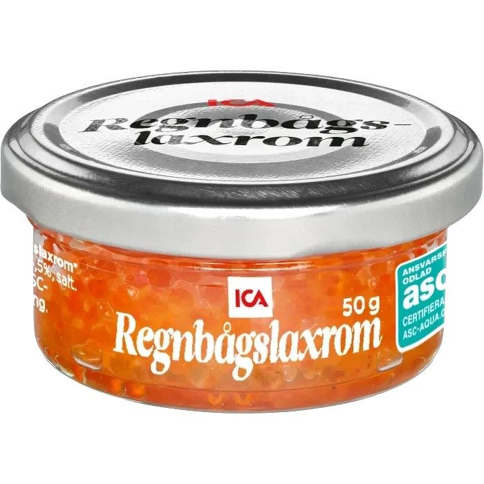 Regnbågslaxrom Miljömärkt 50g ICA