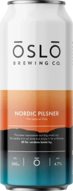 Nordic Pilsner 0,5l boks Oslo Brewing
