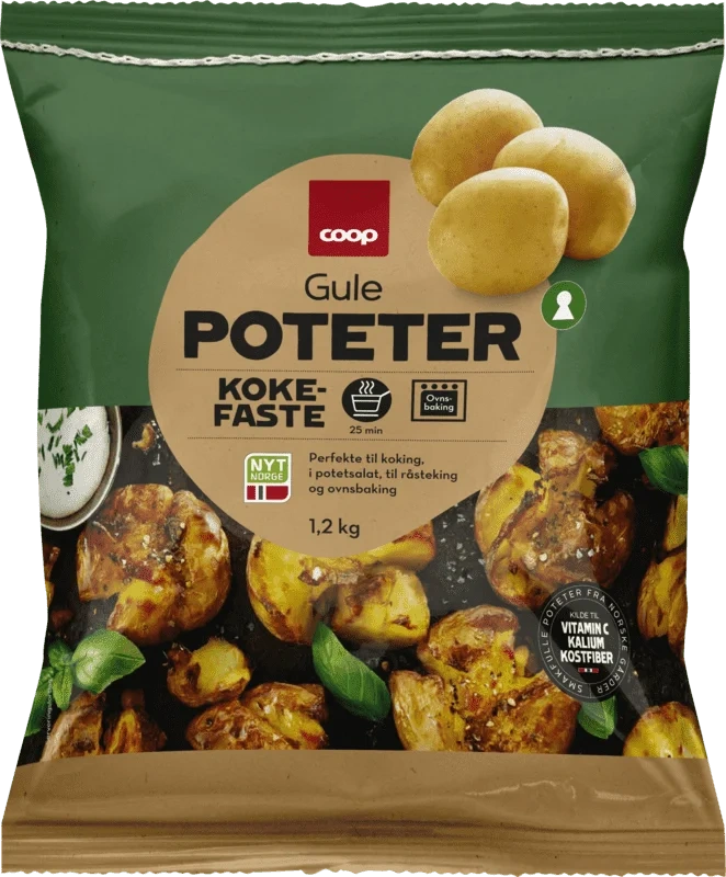 Potet Kokefast Gul 1,2kg